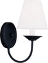 Livex Lighting 5271-04 Mendham 1-Light Wall Sconce, Black
