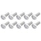 Hex Bolts (M6-1x16mm) 50Pcs, 304 Stainless Steel Coarse Fully Threaded Hex Head Screw Bolts for Furniture Repair