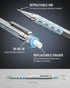 Nicpro Blocky Gear 0.7 mm Mechanical Pencils Set with Case, Metal Pencil, Lead Refills, Eraser for Art