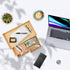 Wisuce Bamboo Desk Organizer, Mini Desktop Drawer Storage Box for Office Home Toiletries, No Assembly Required (3