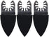 105 Pcs Oscillating Multi Tool Sanding Pads Kit - 100 Pcs Sandpaper for Wood Sanding