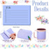 Pajean 9 Pcs/450 Sheet To Do List Sticky Note 3x4 Inch Self Stick Pads with Line for Office, School, Home Reminder