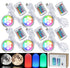 6PCS Remote Control RGB LED Lamp Kit 001 with Power Off Color