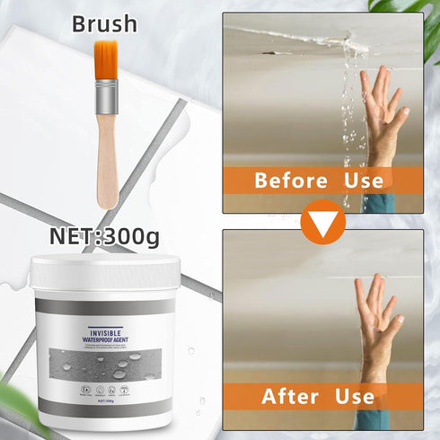 Upgrade Invisible Waterproof Agent, 2024 New 300g Super Strong Invisible Waterproof Anti-Leakage Agent