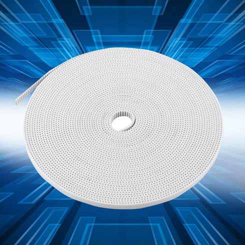 CYTGOUPER 6mm 3D Belt,10m GT2 Timing Belt Printer White Steel Core Belt Industrial Synchro Machine Timing Belt