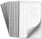 Waiter Wallet Pads | (12 Pack) Guest Check Pads | Perforated, Stapled