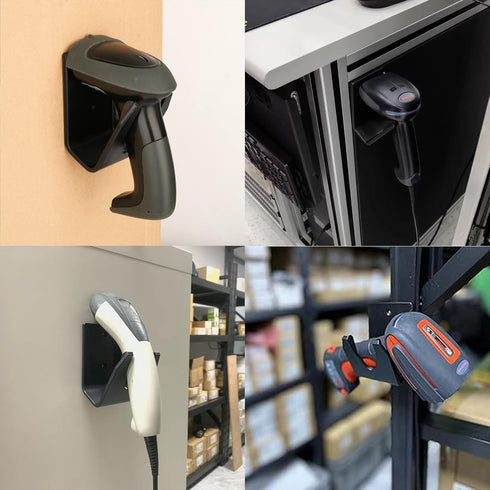 VENREA Universal Barcode Scanner Holder, Barcode Scanning Holder, Barcode Reader Rack Bracket Wall Mount Accessiors Fit