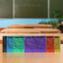School Smart Mesh Zippered Binder Pockets, 10 x 7-1/2 Inches, Assorted Colors, 12 Pack