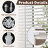 Maitys 80 Pcs Shutter Repair Pins, Plantation Shutter Fasteners Spring Loaded Replacement Repair Pins for Windows
