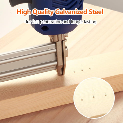 Straight Finish Nails, 16 Gauge, 2000-Pack (1-1/2", 1-3/4", 2", 2-1/2", 500 Per Size) for Pneumatic Nailer
