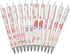 Maydahui 12Pcs Cute Peach Print Everlasting Pencil, Retractable Inkless Pens for School, Office, Home Writing