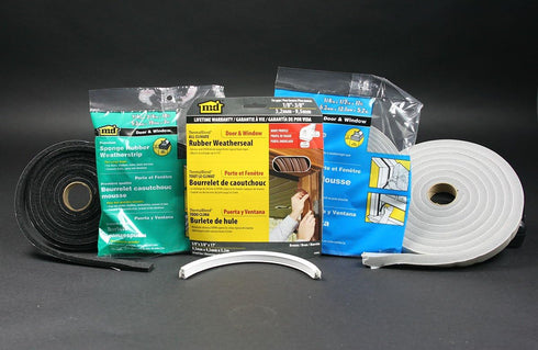 M-D Building Products 43848 All-Climate Thermalblend Weatherseal, Wave Profile, 17 Feet, Brown