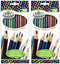 Metallic Colored Pencils-12/Pkg by ROYAL BRUSH