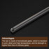 MECCANIXITY 3.3 Borosilicate Glass Stick, 7.87" Length Stir Rod Mixing Tools, Round Ends for Lab Kitchen Science