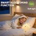 FRDEV 3-Level Dimming, 30-Min Tummy, Bear Night Light for Nursery, Rechargeable Soft Silicone Baby Night Lamp