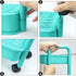 QPEY 3 Tier Utility Rolling Cart with Handle, Multifunctional Storage Organizer Rolling Carts with Wheels for Bathroom
