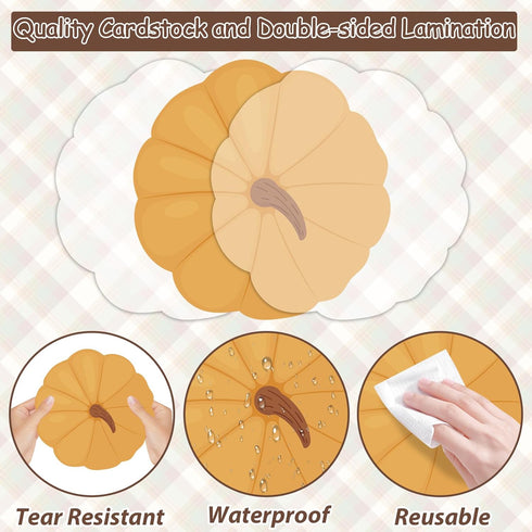Fall Bulletin Board Decorations, Thanksgiving Pumpkin Classroom Decor, Autumn Leaves Blessed Thankful Paper Cutouts