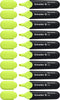 Schneider Job Highlighter, Chisel Tip, Black Barrel, Yellow Ink, Box of 10 (1505)