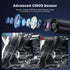 GinoCaco 50FT 4.3 8 1080P IP67 Borescope Camera with Light, Endoscope with Adjust Lights, Inspection Camera
