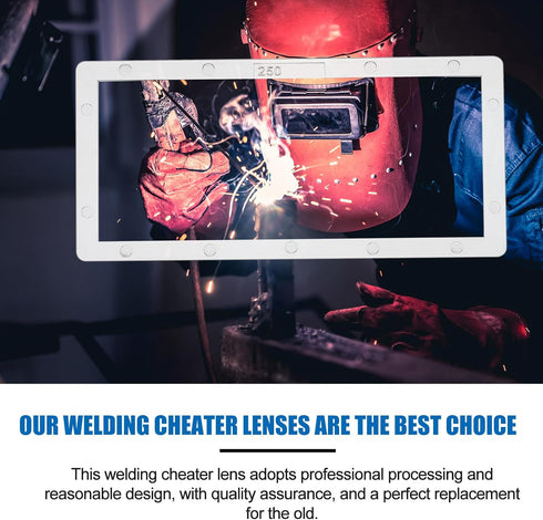 Helmets(1.0/1.5/2.0/2.5/3.0 Diopter,2" 4.25",Pc,5 Magnification Welding Lens Magnifying Helmet Replacement Lens