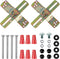 2 Pack Light Fixture Mounting Bracket Kit Adjustable Lights Mount Brackets for