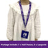Hall Pass Lanyards Set with Card Passes, Unbreakable Classroom Passes for Teacher Parents (Library, Hall, Bathroom,