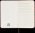 Moleskine Limited Edition Notebook, Holiday Shine Box, Extra Small, Metallic Red, Hard Cover