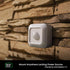 Home Zone Security Linkable Flood Light Sensor, Extends Range of ES00942G & ES00935G Models, 327 Range, Battery Powered