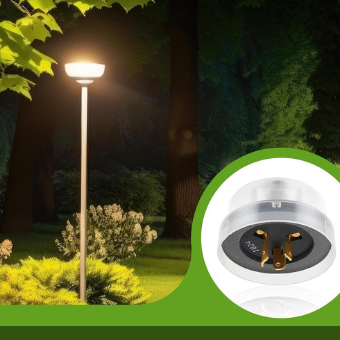 2 120v 50/60hz Retisee Pcs Outdoor Photocell Light Control Lock Photocontrol Dusk to Dawn Light Switch Photocell Sensor