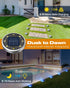 4 Pack 8 IP65 btfarm Solar Lights Outdoor, LED Solar Ground Lights Waterproof Flat Solar Disc Light, Pathway Lights