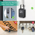 ORIA Upgraded Key Lock Box, 4 Digit Combination Lock Box with Shackle, Wall Mounted Weatherproof Key Safe
