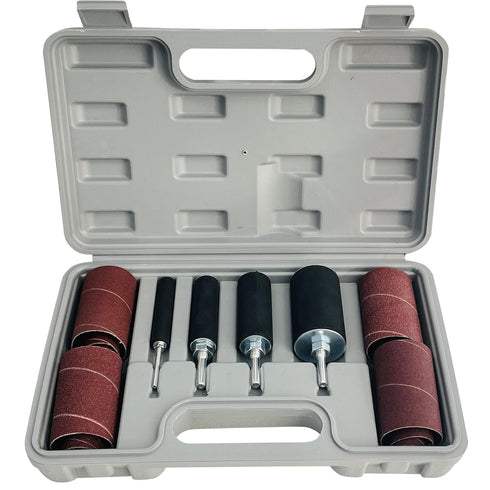 20-Piece Drill Press Sanding Drum Kit, 80/120 Grit Sanding Band Sleeves for Woodworking