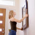 18" 160 lb 1 French Cleat Picture & Mirror Hanger - - Built in Level - Heavy Duty Wall Mounting Bracket for Hanging