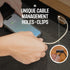 Under Desk Drawer for Desk, Carbon Steel Office Drawer Attachment, Slide Out Undermount Drawer, Sliding Underdesk