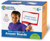 Learning Resources Write-on/Wipe-Off Answer Boards, Set of 10 Erasable Boards, Ages 6+