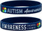 Inkstone Autism Awareness Bracelets - 6-Pack Silicone Wristbands in Adult Unisex Size