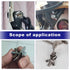 175 PCS Wing Nuts Fasteners, Butterfly Wing Nuts SAE Steel Wing Nut Assortment Kit from #6 to 3/8’’