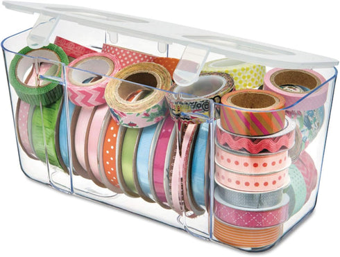 Deflecto Caddy Organizer Compartment, Medium, Clear (29201CR)