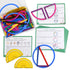 edxeducation GeoStix Deluxe Set | Teach Geometry | 100 Construction Sticks, 2