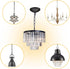 ECUDIS 6 50 5 Inches Heavy Duty Canopy Kit and Feet Pendant Light Fixture Chain for Chandelier or Swag Light Fixtures