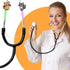9Pcs Cute Cats Stethoscope Charms for Nurse - Spiral Tabby-Cat Orange-Cat Stethoscopes Charm Decor, Gift for Pediatric