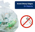 7-10 24'' 24'', 1000 Count, Commercial Gallon Clear Trash Can Liners, x Wholesale High Density Garbage Bags for Office