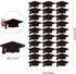 Whaline 600pcs Graduation Cap Stickers, Self-Adhesive Black Graduation Hat Labels for Party Decor