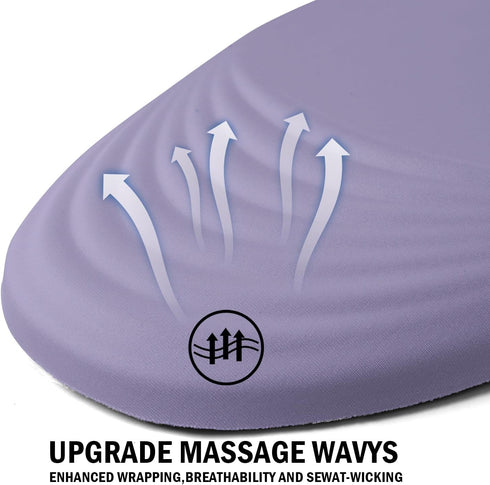 Ergonomic Mouse Pad with Wrist Rest Support, Entire Memory Foam Mouse Pad with Non-Slip PU Base, Wireless Mouse Pad,