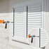 Zhengmy 24 Set 3 Inch 304 Shutter Fasteners Shutter Pins Screws and Caps Bulk Metal Stainless Steel Screws with Vinyl
