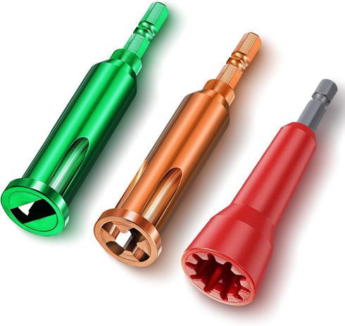 Feekoon Wire Twisting Tool, 3 Way/5 Way Stripping Tool with 1/4" Chuck, Wire Twister Connector