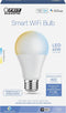 Feit Electric A19 Smart LED Light Bulb, 60W Equivalent, Tunable White, Alexa