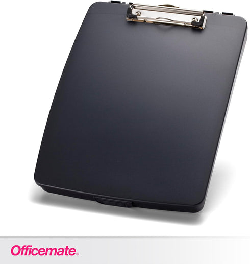 Officemate OIC Extra Storage/Supply Clipboard Box