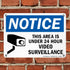 SmartSign - U1-1002-NP 10" x 14" Notice - This Area Is Under 24 Hour Video Surveillance Sign