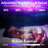 8 Astronaut Galaxy Projector, Star Projector, Astronaut Light Projector with Colors LED Nebula, Starry Night Light